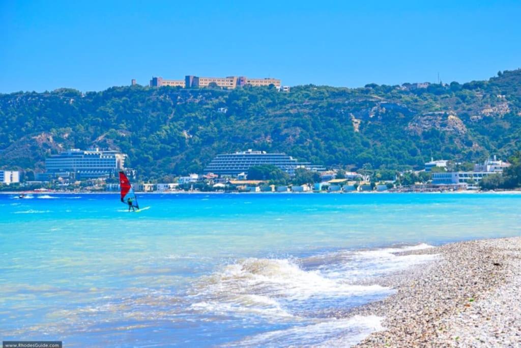 Sunwaves Beach Studio I Ialysos  Ngoại thất bức ảnh