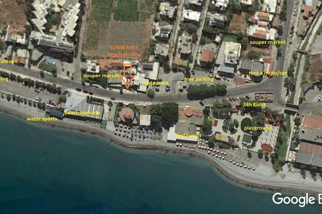 Sunwaves Beach Studio I Ialysos  Ngoại thất bức ảnh
